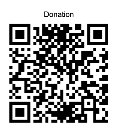 QR code to donate to AIforE via PayPal